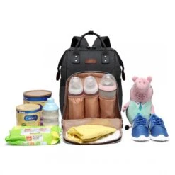 Miss Lulu Luiertas Rugzak - Inclusief Buggy En Kinderwagen Haken - Zwart (E6705 BK) -Kinderwagen- En Accessoirewinkel 1200x1200 1263