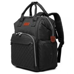 Miss Lulu Luiertas Rugzak - Inclusief Buggy En Kinderwagen Haken - Zwart (E6705 BK) -Kinderwagen- En Accessoirewinkel 1200x1200 1264