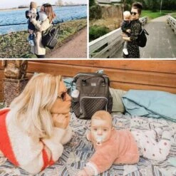 NanaBeebi Luiertas Rugzak Met Verschoonmatje - Zwart - Inclusief Flessenwarmhouder - Kinderwagenhaken En Isoleervak -Kinderwagen- En Accessoirewinkel 1200x1200 1286