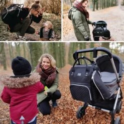 NanaBeebi Luiertas Rugzak Met Verschoonmatje - Zwart - Inclusief Flessenwarmhouder - Kinderwagenhaken En Isoleervak -Kinderwagen- En Accessoirewinkel 1200x1200 1293