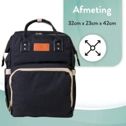 Luiertas Rugzak - Monx Luiertas Verzorgingstas Met Uitklapbaar Babybedje - Overzichtelijke Luierrugzak Extra Buggy En Kinderwagen Haken Inclusief Geïsoleerde Flessenhouder - Zwart 21 Luiertas Rugzak - Monx Luiertas Verzorgingstas Met Uitklapbaar Babybedje - Overzichtelijke Luierrugzak Extra Buggy En Kinderwagen Haken Inclusief Geïsoleerde Flessenhouder - Zwart -Kinderwagen- En Accessoirewinkel 1200x1200 1373