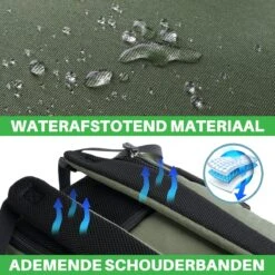 Brisby Slijtvaste Luiertas – Verzorgingstas - Two Tone Groen En Zwart - Inclusief Verschoonmatje - Isoleervakken - Met Geïntegreerde Kinderwagen Haken -Kinderwagen- En Accessoirewinkel 1200x1200 1391