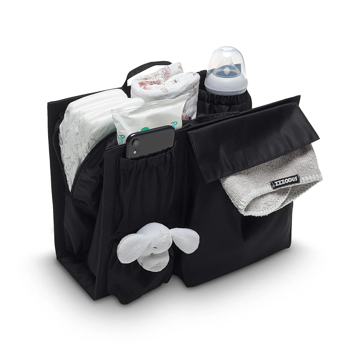 Snoozzz Luiertas Luxe Verzorgingstas – Inclusief Uitneembare Tas Organizer Met Thermovak, Stroller Hooks En Verschoningsmatje - Cognac 6 Snoozzz Luiertas Luxe Verzorgingstas – Inclusief Uitneembare Tas Organizer Met Thermovak, Stroller Hooks En Verschoningsmatje - Cognac - Afbeelding 4