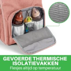 Brisby Slijtvaste Luiertas – Verzorgingstas – Met Buggymontage - Roze -Kinderwagen- En Accessoirewinkel 1200x1200 1438