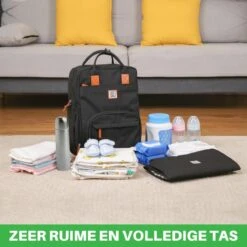 Brisby Slijtvaste Luiertas – Verzorgingstas – Met Buggymontage - Zwart -Kinderwagen- En Accessoirewinkel 1200x1200 1451