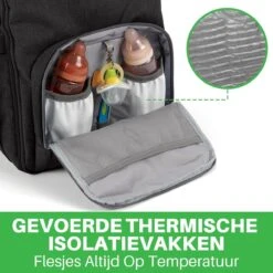Brisby Slijtvaste Luiertas – Verzorgingstas – Met Buggymontage - Zwart -Kinderwagen- En Accessoirewinkel 1200x1200 1453