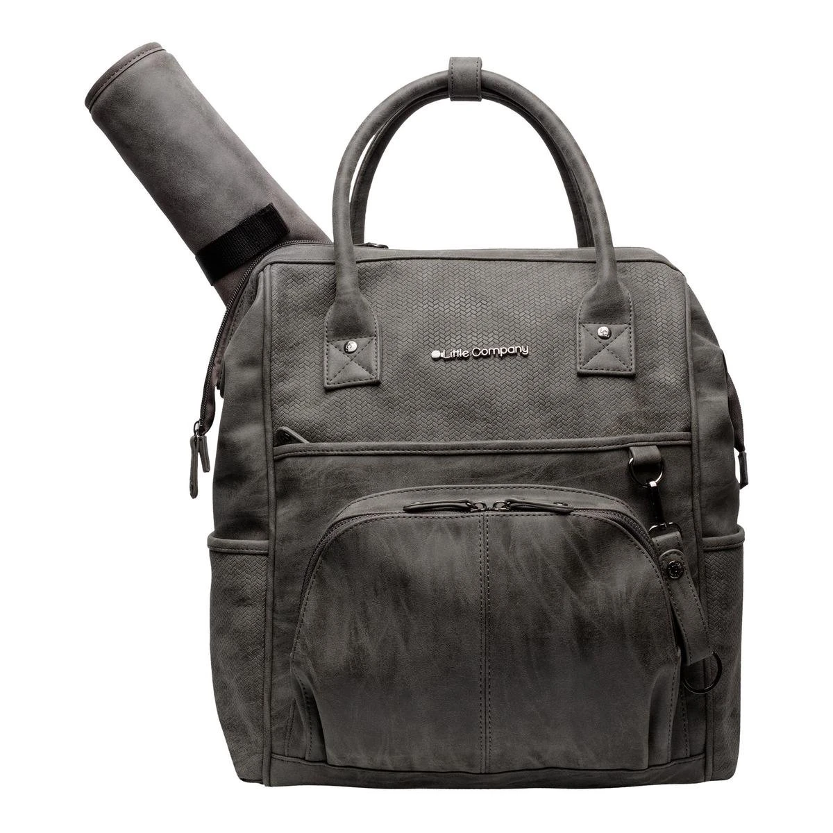 Little Company Riga Knit Luiertas - Grijs 8 Little Company Riga Knit Luiertas - Grijs - Afbeelding 6