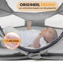 Deryan Baby Luxe Campingbedje – Inclusief Zelfopblaasbare Matras - Zwart -Kinderwagen- En Accessoirewinkel 1200x1200 1550