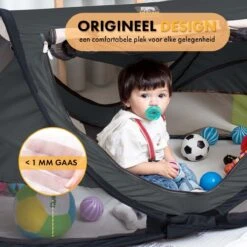 Deryan Peuter Luxe Campingbedje – Inclusief Zelfopblaasbare Matras - Zwart -Kinderwagen- En Accessoirewinkel 1200x1200 1556