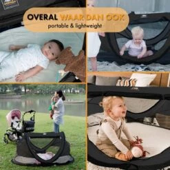 Deryan Peuter Luxe Campingbedje – Inclusief Zelfopblaasbare Matras - Zwart -Kinderwagen- En Accessoirewinkel 1200x1200 1557