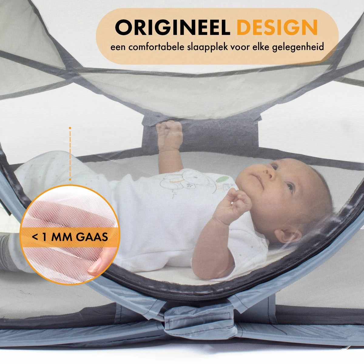Deryan Baby Luxe Campingbedje – Inclusief Zelfopblaasbare Matras - Cream 6 Deryan Baby Luxe Campingbedje – Inclusief Zelfopblaasbare Matras - Cream - Afbeelding 4