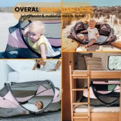 Deryan Baby Luxe Campingbedje – Inclusief Zelfopblaasbare Matras - Rose -Kinderwagen- En Accessoirewinkel 1200x1200 1607