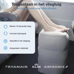 Vliegtuigbedje - Reiskussen - Voetensteun - Multifunctioneel Opblaasbaar Kussen Voor In Het Vliegtuig - Auto - Trein -Kinderwagen- En Accessoirewinkel 1200x1200 1654