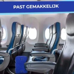 Merkloos Voetensteun - Vliegtuigbedje - Premium Quality - Reisbedje - 3 Hoogtestanden - Vliegtuig Kussen - Voetenbankje Of Poef - Met Opbergzakje & Pomp - Grijs -Kinderwagen- En Accessoirewinkel 1200x1200 1660