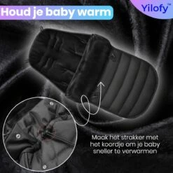 Yilofy Universele Luxe Voetenzak Babywagen & Autostoel Zwart Buggy Kinderwagen Voetzak -Kinderwagen- En Accessoirewinkel 1200x1200 1797
