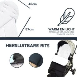 Achaté Voetenzak - Voor Kinderwagen Of Stoeltje – Baby Slaapzak - Autostoel - Wit -Kinderwagen- En Accessoirewinkel 1200x1200 1815