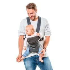 Hauck 2 Way Carrier Draagzak - Buikdrager - Melange Charcoal -Kinderwagen- En Accessoirewinkel 1200x1200 1893