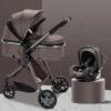 Merkloos Kinderwagen 3-in-1 – Luxe Kinderwagen - Buggy – Wandelwagen - Multifunctioneel – Opklapbaar – Incl Autostoel – Donkerbruin -Kinderwagen- En Accessoirewinkel 1200x1200 2002