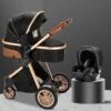 Merkloos Kinderwagen 3-in-1 – Luxe Kinderwagen - Buggy – Wandelwagen - Multifunctioneel – Opklapbaar – Incl. Autostoel – Zwart -Kinderwagen- En Accessoirewinkel 1200x1200 2062