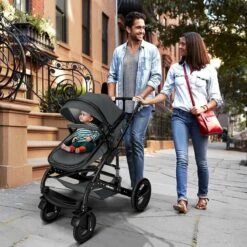 KIDUKU- 3 In 1 Combi-kinderwagen- Antraciet/zwart Buggy Incl. Autostoeltje-regenhoes- Inklapbaar -Kinderwagen- En Accessoirewinkel 1200x1200 2105