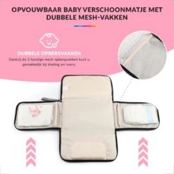Baby Verschoonmatje Met Luieretui Voor Onderweg - Verschoningsmatje Opvouwbaar - Verzorgingsmatje - Roze -Kinderwagen- En Accessoirewinkel 1200x1200 2172
