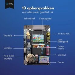 Tenify Premium Luxe & Stevige Auto Organizer Met Tablet Houder - 1 Stuk - Extra Opbergruimte - Beschermer - Autostoel – Accessories -Kinderwagen- En Accessoirewinkel 1200x1200 222