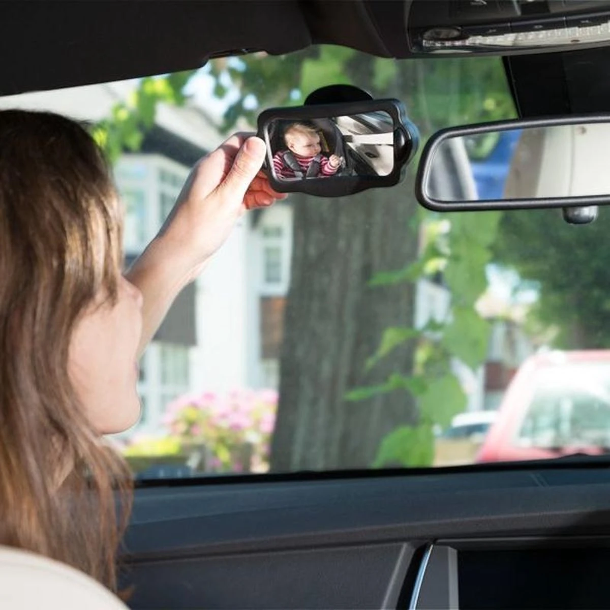 ISI MINI - Baby Achteruitkijkspiegel - Model: Travelserie Baby - Met Zuignap 4 ISI MINI - Baby Achteruitkijkspiegel - Model: Travelserie Baby - Met Zuignap - Afbeelding 2