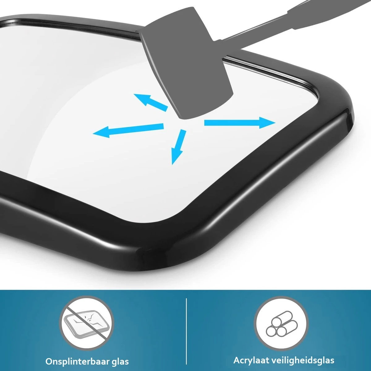 Adabol Autospiegel Baby – Achteruitkijkspiegel – Veiligheid – Baby Autospiegel – Kinderspiegel – Baby On Board 5 Adabol Autospiegel Baby – Achteruitkijkspiegel – Veiligheid – Baby Autospiegel – Kinderspiegel – Baby On Board - Afbeelding 3