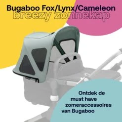 Bugaboo Fox3/Cameleon3 Breezy Zonnekap - Pine Green -Kinderwagen- En Accessoirewinkel 1200x1200 29