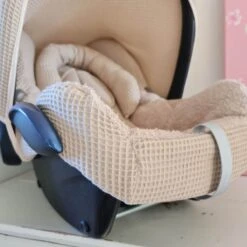 Wazzhappening - Maxi Cosi Hoes Set Bobbie - Karamel - Wafel - Badstof - Autostoelhoes -Kinderwagen- En Accessoirewinkel 1200x1200 306