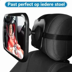 Verstelbare Baby Achteruitkijk Autospiegel - Auto Veiligheidsspiegel Baby - Achterbank Spiegel Baby - AutoSpiegel Baby - Babyspiegel Auto - Kinder Autospiegel - Zwart -Kinderwagen- En Accessoirewinkel 1200x1200 321