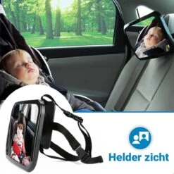 Verstelbare Baby Achteruitkijk Autospiegel - Auto Veiligheidsspiegel Baby - Achterbank Spiegel Baby - AutoSpiegel Baby - Babyspiegel Auto - Kinder Autospiegel - Zwart -Kinderwagen- En Accessoirewinkel 1200x1200 324