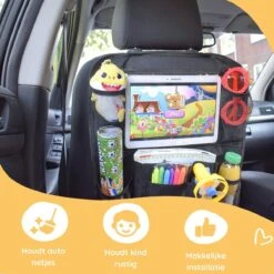Merkloos Autostoel Organizer Met Tablet Houder - Universele Autostoel Beschermer - Autostoel Hoes Voor Kinderen -Kinderwagen- En Accessoirewinkel 1200x1200 367