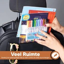 Bablue Autostoel Organizer - Zwart - 1 Stuks - Stevig PU Leer - Met Uitklapbare Tafel - Auto Organizer - Auto Accessories Interieur - Autostoel Organizer Tablet Houder - Autostoel Beschermer -Kinderwagen- En Accessoirewinkel 1200x1200 394