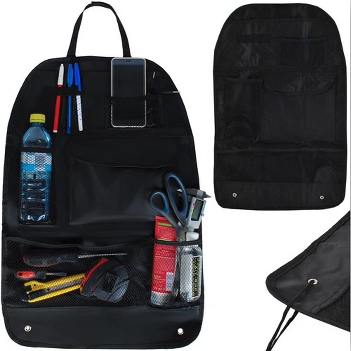 YUNICS® Auto Organizer - Autostoel Organizer - Voor Achterbank - Zwart 3 YUNICS® Auto Organizer - Autostoel Organizer - Voor Achterbank - Zwart