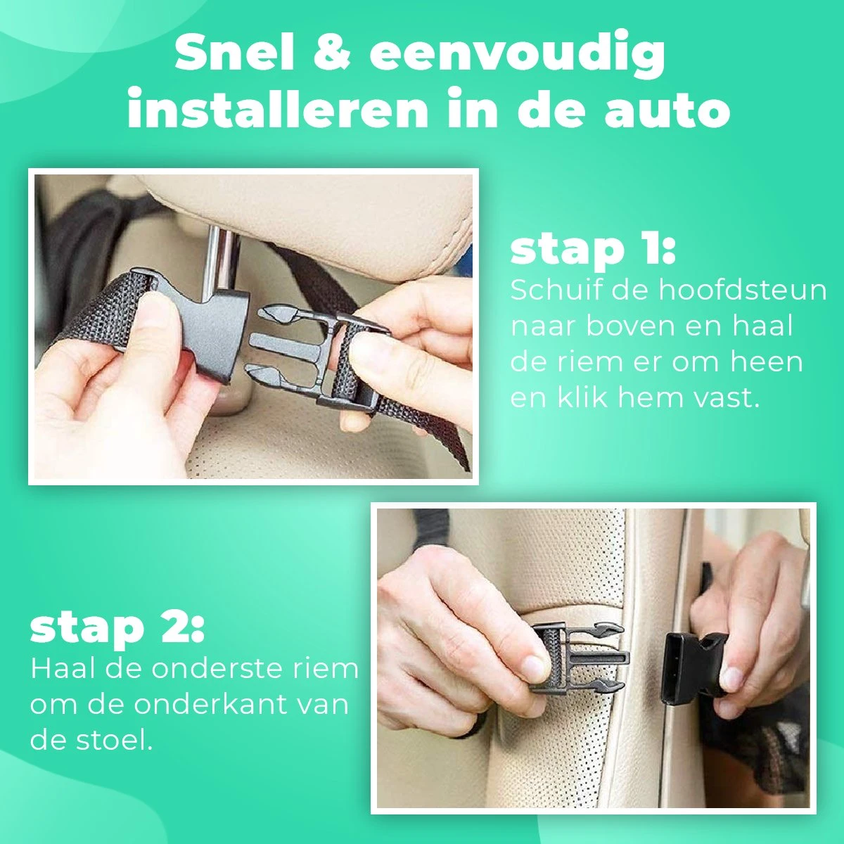 Essential Goods Autostoel Organizer - Incl. IPadhouder - Opbergtas Auto - Car Organizer - 1 Stuk 6 Essential Goods Autostoel Organizer - Incl. IPadhouder - Opbergtas Auto - Car Organizer - 1 Stuk - Afbeelding 4