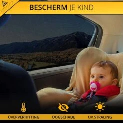 Lifestyle Living Zonnescherm – Overtrek Voor Auto Zijruit - Zonwering Voor Baby En Kind – Zonder Zuignappen – Incl. Hoes – MAX 112 X 51CM -Kinderwagen- En Accessoirewinkel 1200x1200 583