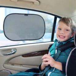 ForDig Zonnescherm Auto (2 Stuks) - Extra Donker - Zonwering UV Protectie Voor Auto Zijruit – Zonwering Auto – Zonder Zuignappen – 80 GSM – 51 X 31 CM -Kinderwagen- En Accessoirewinkel 1200x1200 593