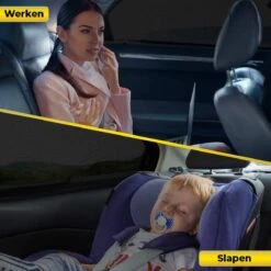 MostEssential Premium Zonnescherm Auto Baby – Zonnescherm Auto Zijruit - Zonwering Auto Voor Baby En Kind – UV Protectie - Zonder Zuignappen - Inclusief Luxe Opbergtas -Kinderwagen- En Accessoirewinkel 1200x1200 611