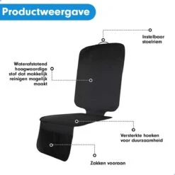 Professor Q - Autostoelhoes - Autostoelbeschermer - Autostoel Beschermer - Zwart -Kinderwagen- En Accessoirewinkel 1200x1200 649