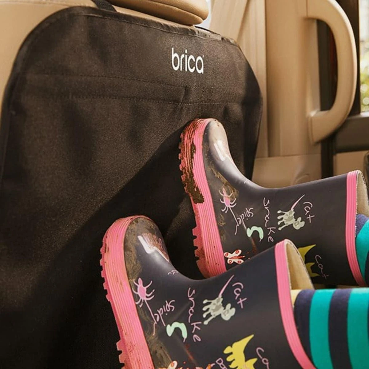 Munchkin De Luxe Kick Mats, 2 Voorstoelbeschermers 5 Munchkin De Luxe Kick Mats, 2 Voorstoelbeschermers - Afbeelding 3