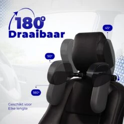 HBRK – Hoofdsteun Auto – Nekkussen – Hoofdkussen Kinderen & Volwassenen – Neksteun – Autokussen – Reiskussen Veiligheid – Verstelbaar – Zwart -Kinderwagen- En Accessoirewinkel 1200x1200 768