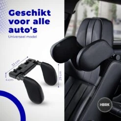 HBRK – Hoofdsteun Auto – Nekkussen – Hoofdkussen Kinderen & Volwassenen – Neksteun – Autokussen – Reiskussen Veiligheid – Verstelbaar – Zwart -Kinderwagen- En Accessoirewinkel 1200x1200 769