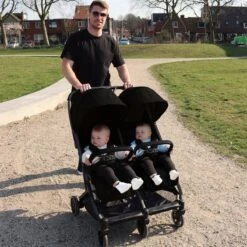 Deryan Luxe Rolo X2 Dubbele Buggy - Duo Buggy - Zwart -Kinderwagen- En Accessoirewinkel 1200x1200 824