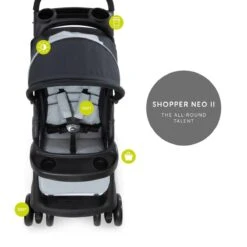 Hauck Shopper Neo II Buggy - Caviar/Silver -Kinderwagen- En Accessoirewinkel 1200x1200 845