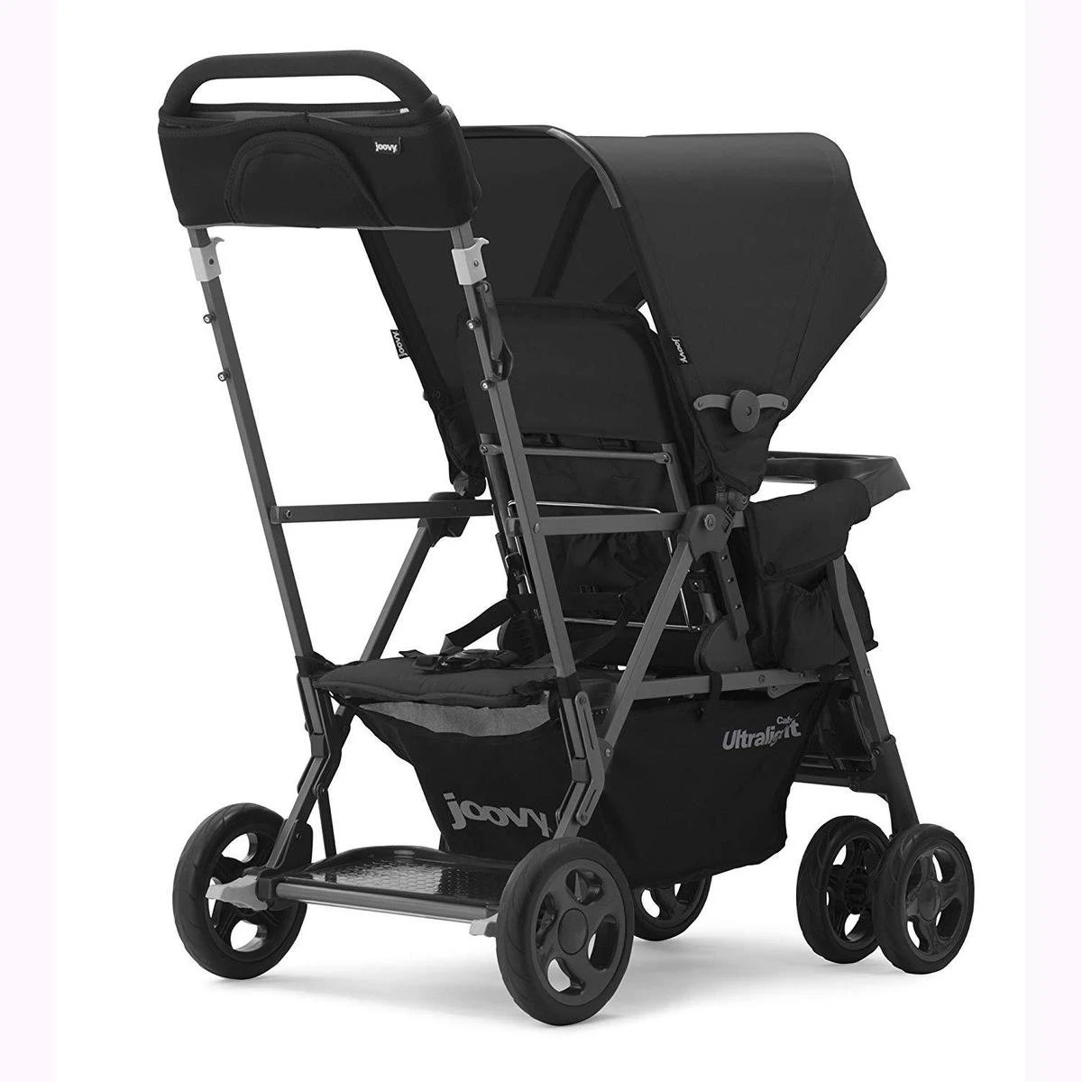 Joovy Caboose Too Ultralight Dubbele Buggy - Zwart - Duo Buggy - Lichtgewicht 9 Joovy Caboose Too Ultralight Dubbele Buggy - Zwart - Duo Buggy - Lichtgewicht - Afbeelding 7