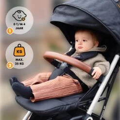 Deryan Luxe XP Buggy XL - Compact Lichtgewicht - Zwart - Aluminium Frame -Kinderwagen- En Accessoirewinkel 1200x1200 934