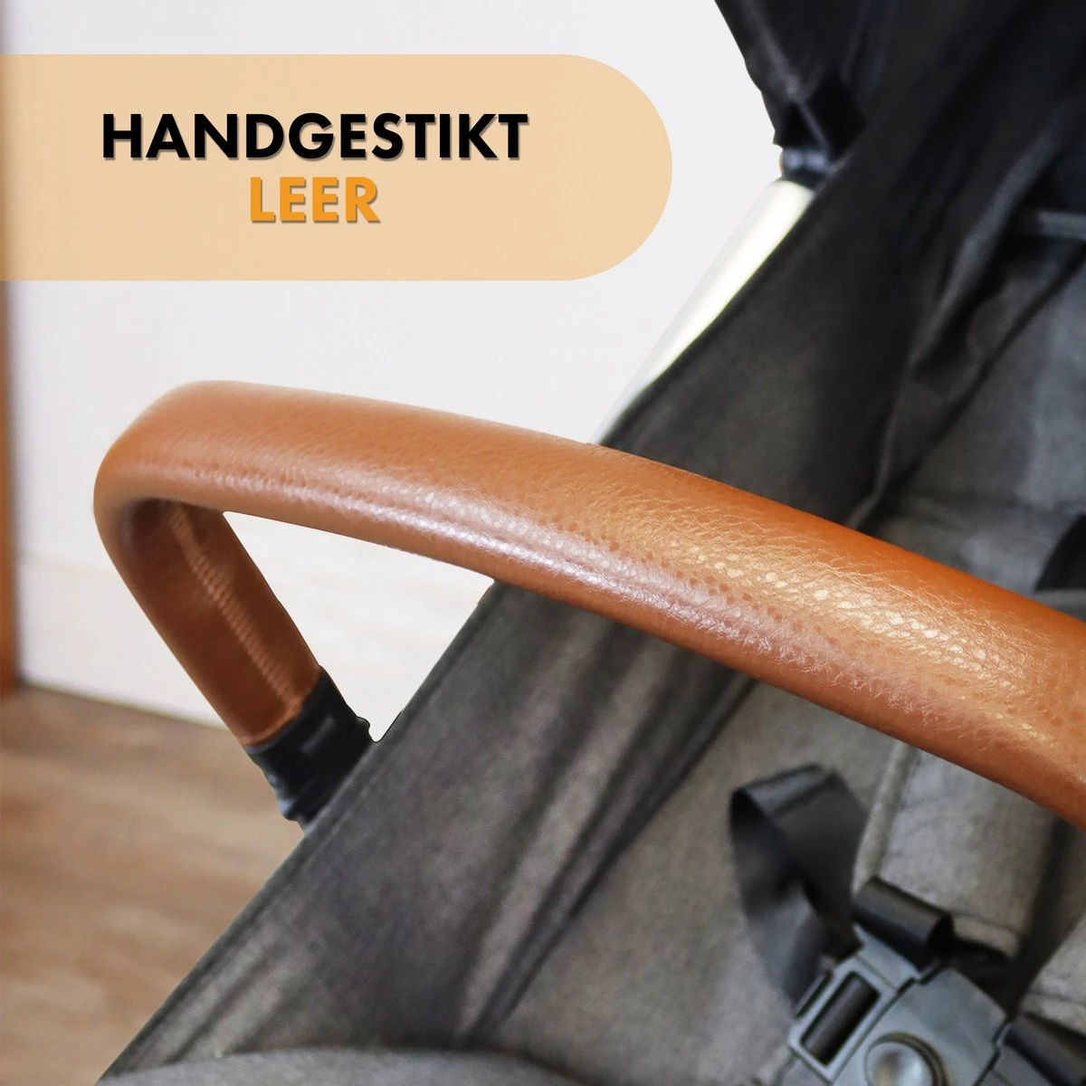 Deryan Rolo Luxe Lichtgewicht Buggy - Grijs 7 Deryan Rolo Luxe Lichtgewicht Buggy - Grijs - Afbeelding 5