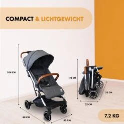 Deryan Rolo Luxe Lichtgewicht Buggy - Grijs 19 Deryan Rolo Luxe Lichtgewicht Buggy - Grijs -Kinderwagen- En Accessoirewinkel 1200x1200 951