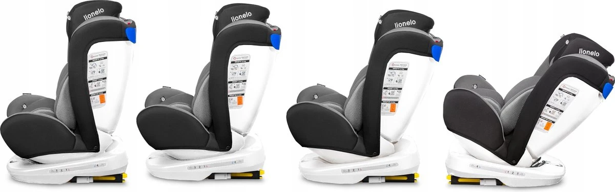 Lionelo Bastiaan - Autostoel - Roteerbaar - 0-36kg - 360° Draaibaar 17 Lionelo Bastiaan - Autostoel - Roteerbaar - 0-36kg - 360° Draaibaar - Afbeelding 15